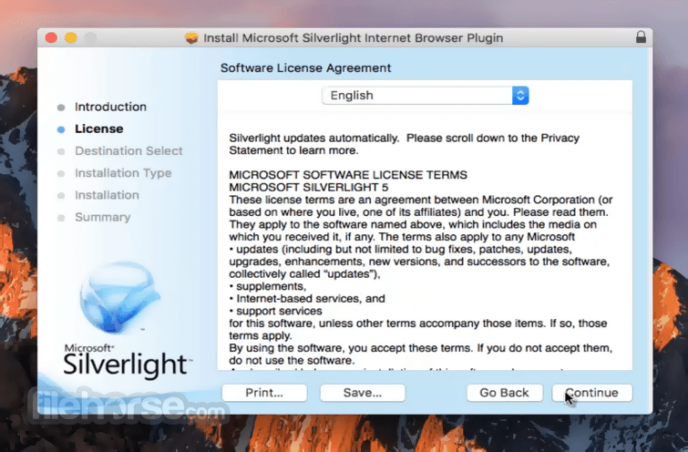 microsoft silverlight for mac use