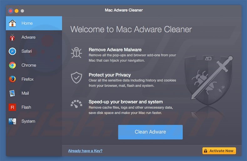 delete mac adware cleaner