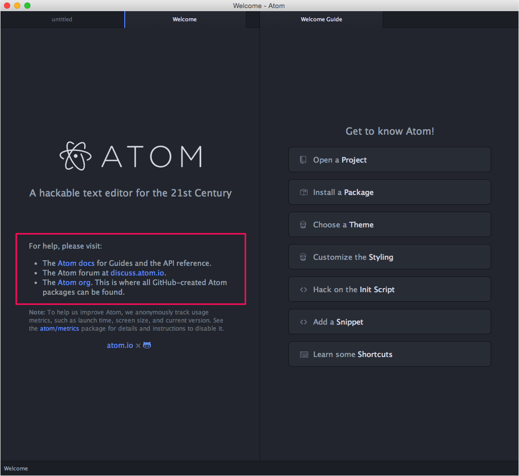 Atom Download For Mac